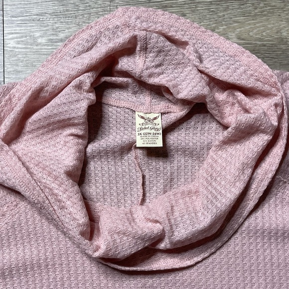 FADED GLORY cowl funnel neck long sleeve top size 3X - Picture 4 of 9